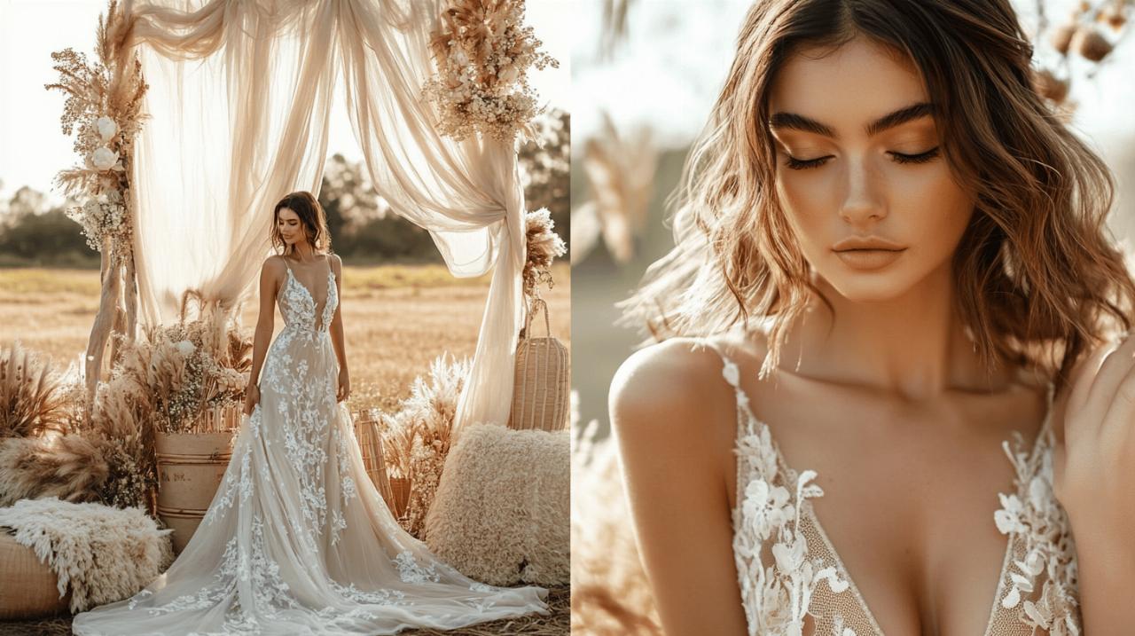 Guide des matieres naturelles ideales pour votre robe de mariage champetre